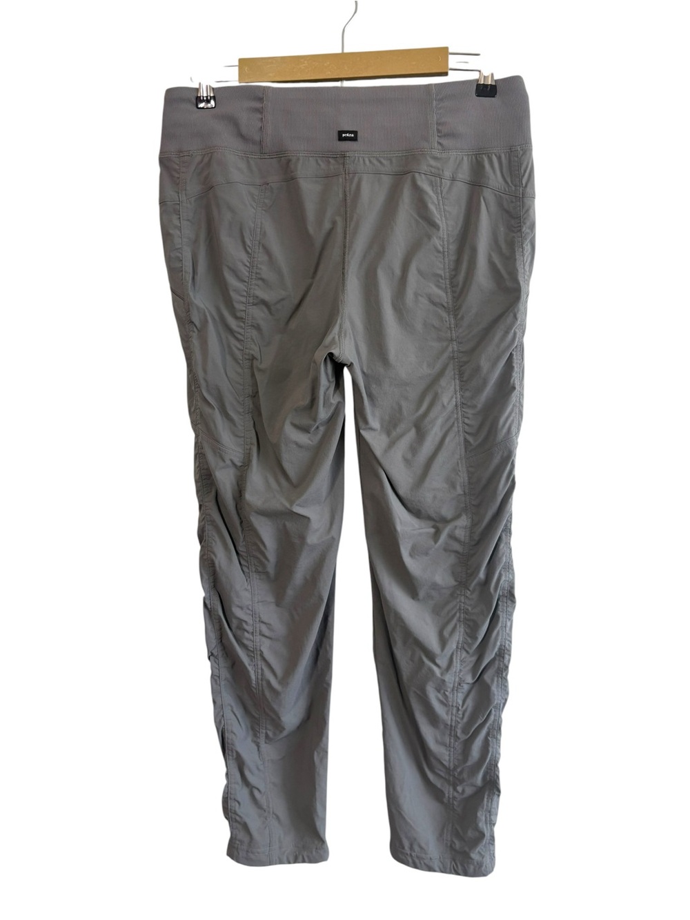 Prana Women’s Medium Gray Koen Joggers Outdoor Athletic Travel Hiking Nylon - Picture 2 of 7